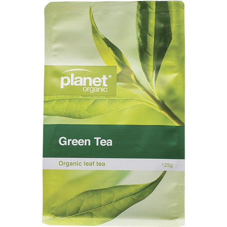 Planet Organic Herbal Loose Leaf Tea Green Tea 125g - Dr Earth - Drinks