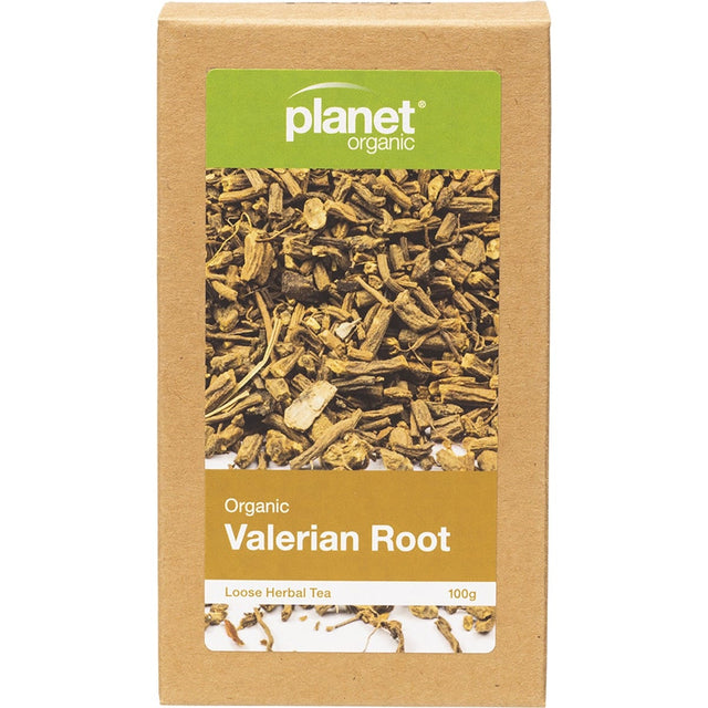 Planet Organic Herbal Loose Leaf Tea Organic Valerian Root 100g - Dr Earth - Drinks