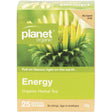 Planet Organic Herbal Tea Bags Energy 25pk - Dr Earth - Drinks