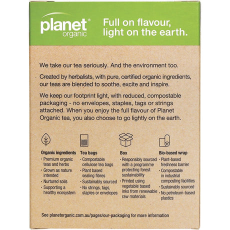 Planet Organic Herbal Tea Bags New Mother's Breastfeeding Support 25pk - Dr Earth - Drinks, Baby & Kids, Women's Health
