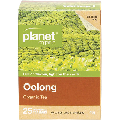 Planet Organic Herbal Tea Bags Oolong 25pk - Dr Earth - Drinks