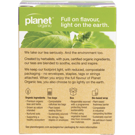 Planet Organic Herbal Tea Bags Tulsi 25pk - Dr Earth - Drinks