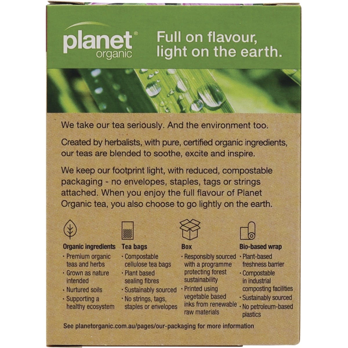 Planet Organic Herbal Tea Bags Wintertime 25pk - Dr Earth - Drinks