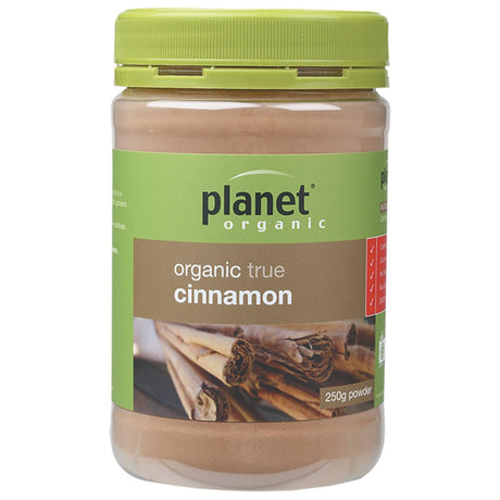 Planet Organic Spices Cinnamon 250g - Dr Earth - Herbs Spices & Seasonings