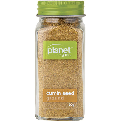 Planet Organic Spices Cumin Seed Ground 50g - Dr Earth - Herbs Spices & Seasonings