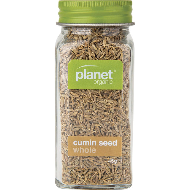 Planet Organic Spices Cumin Seed Whole 45g - Dr Earth - Herbs Spices & Seasonings