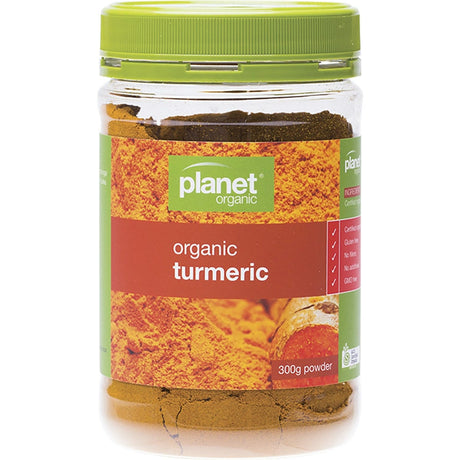 Planet Organic Spices Turmeric 300g - Dr Earth - Herbs Spices & Seasonings