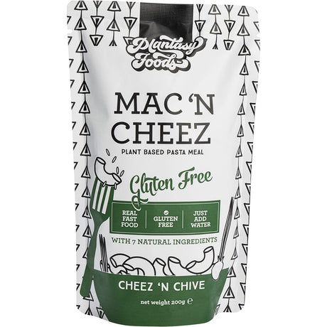 Plantasy Foods Mac 'n Cheez Cheez 'n Chive 200g - Dr Earth - Convenience Meals, Rice Pasta & Noodles