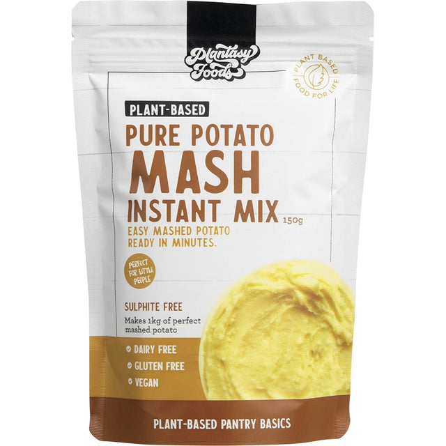 Plantasy Foods Pure Potato Mash Instant Mix 150g - Dr Earth - Convenience Meals