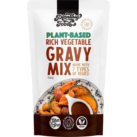 Plantasy Foods Rich Vegetable Gravy Mix 150g - Dr Earth - Stock & Gravy