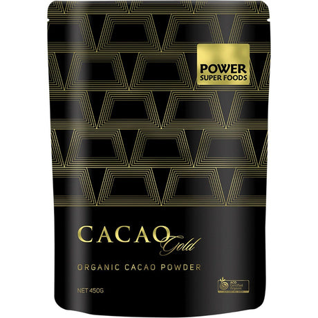 Power Super Foods Cacao Gold Powder 450g - Dr Earth - Cacao