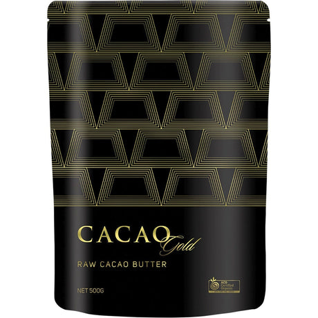 Power Super Foods Cacao Gold Raw Cacao Butter 500g - Dr Earth - Cacao