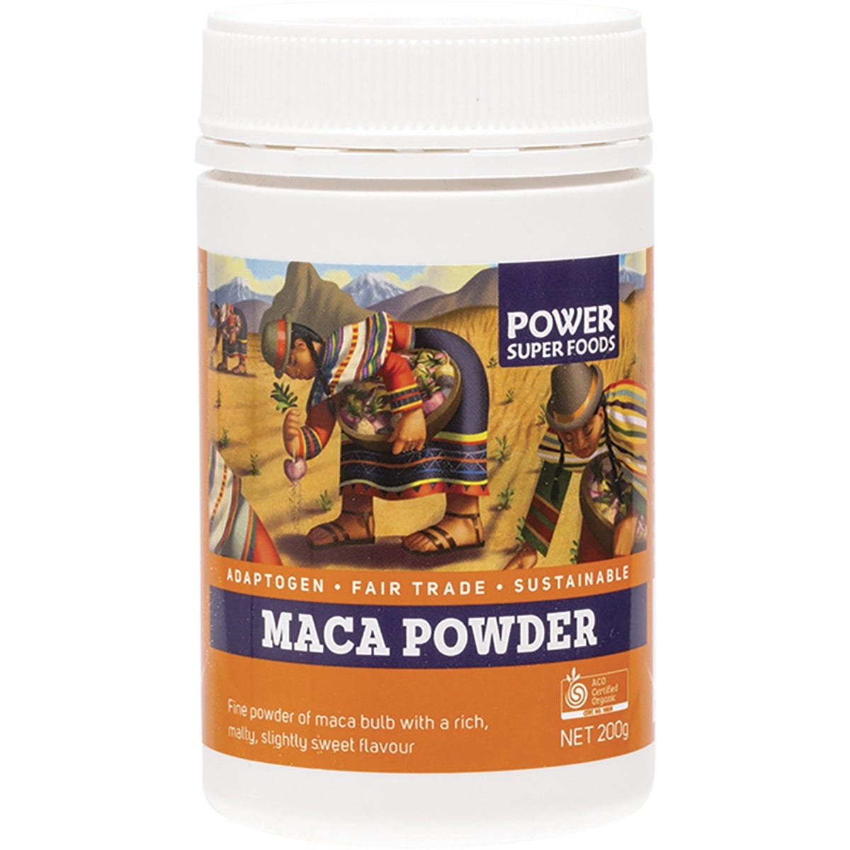 Power Super Foods Maca Powder The Origin Series 200g - Dr Earth - Other Superfoods