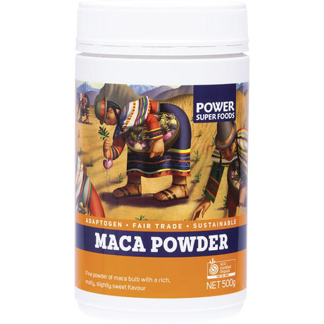 Power Super Foods Maca Powder The Origin Series Tub 500g - Dr Earth - Other Superfoods