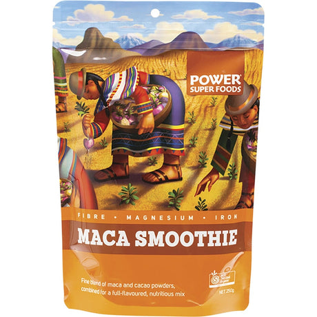 Power Super Foods Maca Smoothie The Origin Series Maca & Cacao 250g - Dr Earth - Other Superfoods