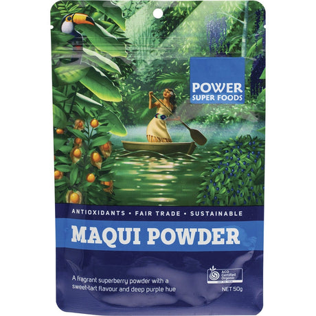 Power Super Foods Maqui Powder The Origin Series 50g - Dr Earth - Berries