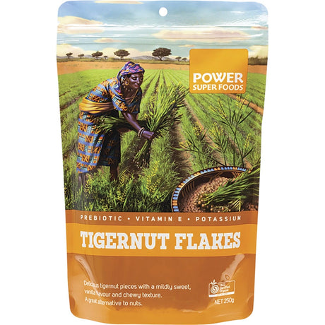 Power Super Foods Tigernut Flakes the Origin Series 250g - Dr Earth - Other Superfoods