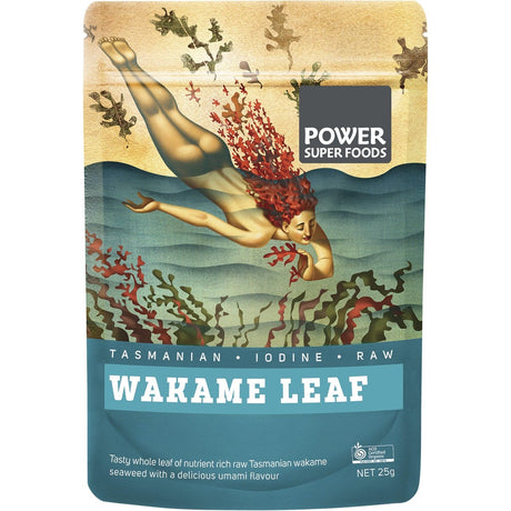 Power Super Foods Wakame Leaf The Origin Series 25g - Dr Earth - Seaweed