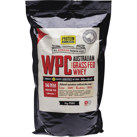 Protein Supplies Australia WPC Whey Protein Concentrate Pure 3kg - Dr Earth - Nutrition