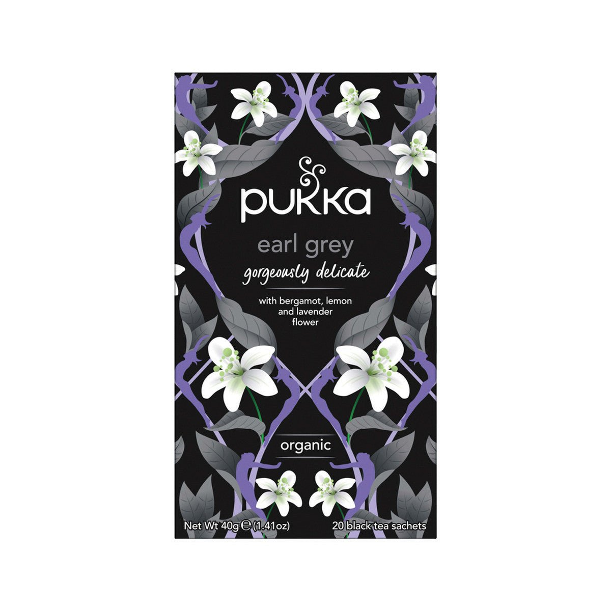 PUKKA Organic Gorgeous Earl Grey x 20 Tea Bags - Dr Earth - Drinks, Pantry