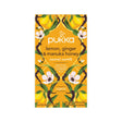 PUKKA Organic Lemon, Ginger & Manuka Honey x 20 Tea Bags - Dr Earth - Drinks, Pantry