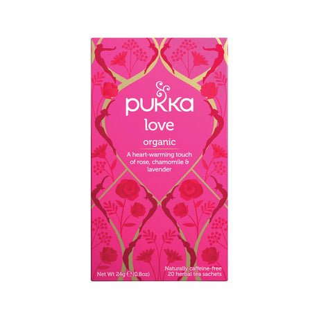 PUKKA Organic Love x 20 Tea Bags - Dr Earth - Drinks, Pantry