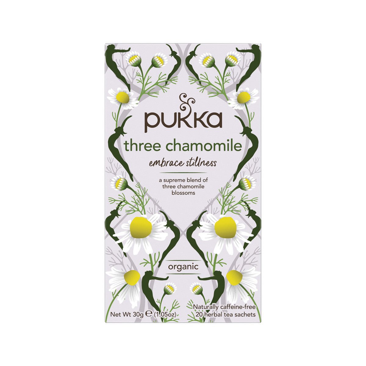 PUKKA Organic Three Chamomile x 20 Tea Bags - Dr Earth - Drinks, Pantry