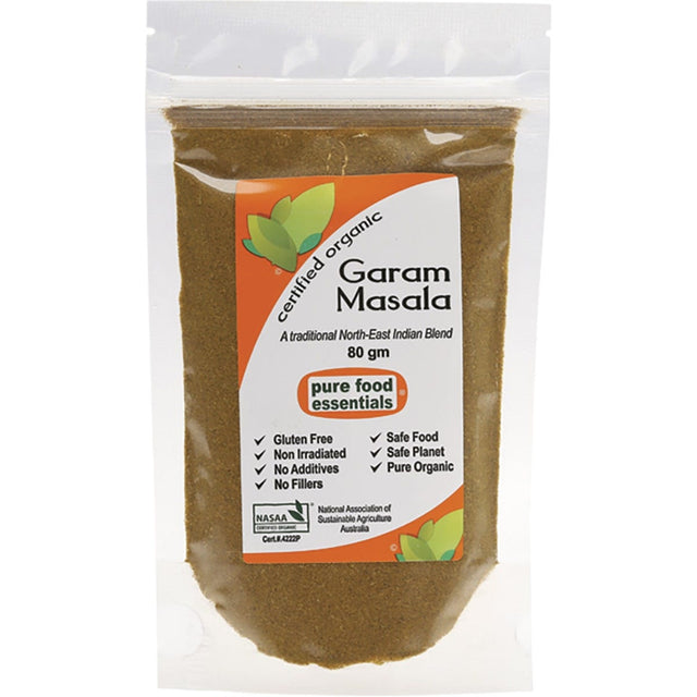 Pure Food Essentials Spices Garam Masala 80g - Dr Earth - Herbs Spices & Seasonings