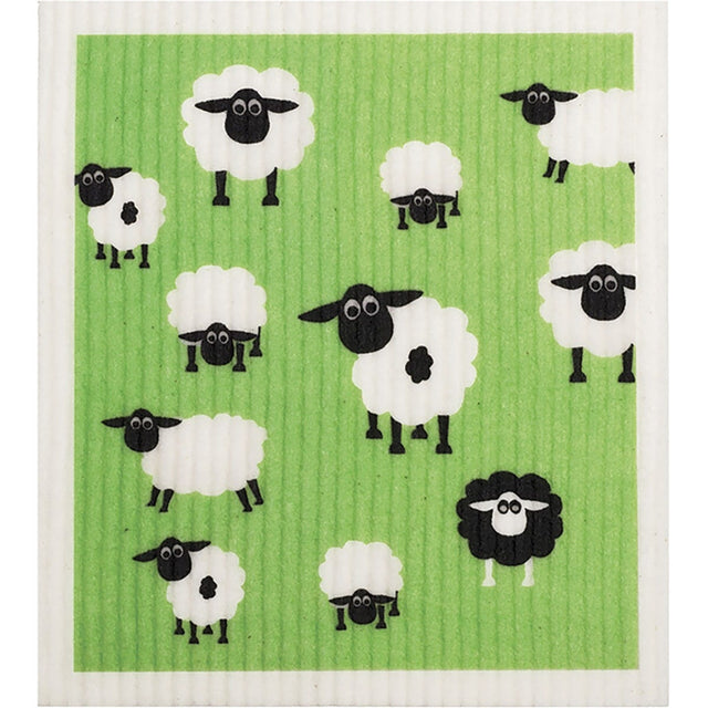 Retrokitchen 100% Compostable Sponge Cloth Sheep - Dr Earth - Cleaning