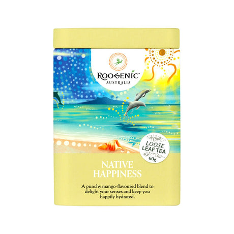 ROOGENIC AUSTRALIA Native Happiness Loose Leaf Tin 60g - Dr Earth - Drinks, Pantry