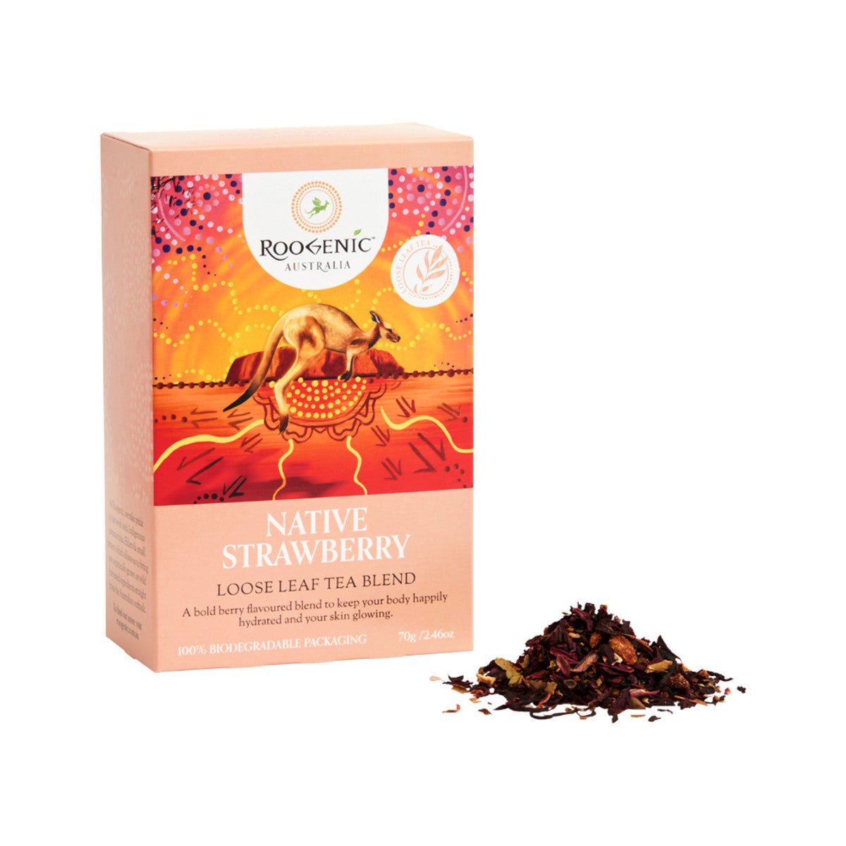 ROOGENIC AUSTRALIA Native Strawberry Loose Leaf 70g - Dr Earth - Drinks, Pantry