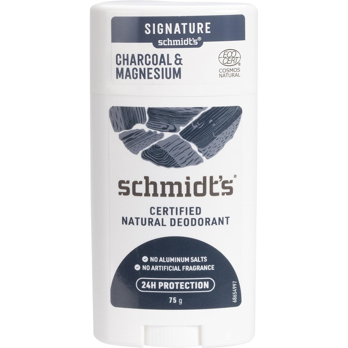 Schmidt's Deodorant Stick Charcoal + Magnesium 75g - Dr Earth