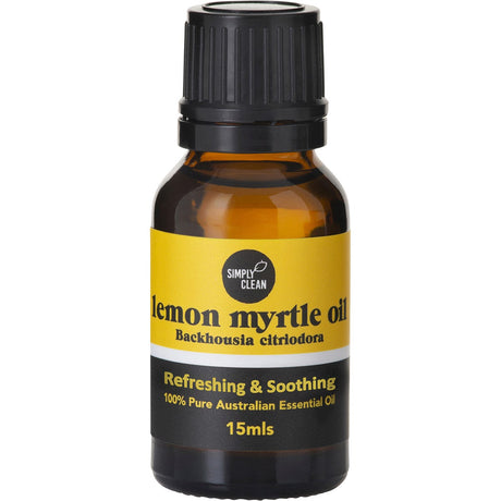 Simply Clean Essential Oil Lemon Myrtle 15ml - Dr Earth - Home, Aromatherapy
