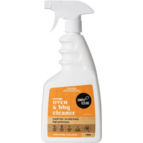 Simply Clean Oven & BBQ Cleaner Orange 750ml - Dr Earth - Home, Cleaning, Eco Living