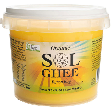 Sol Organics Organic Ghee 1kg - Dr Earth - Oil & Ghee