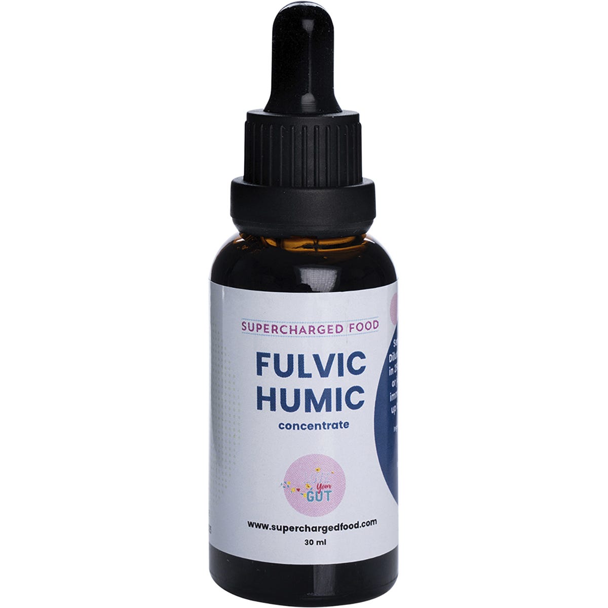 Supercharged Food Fulvic Humic Concentrate Drops 30ml - Dr Earth - Supplements