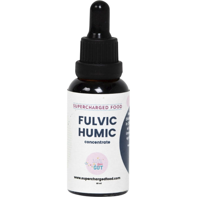 Supercharged Food Fulvic Humic Concentrate Drops 60ml - Dr Earth - Supplements