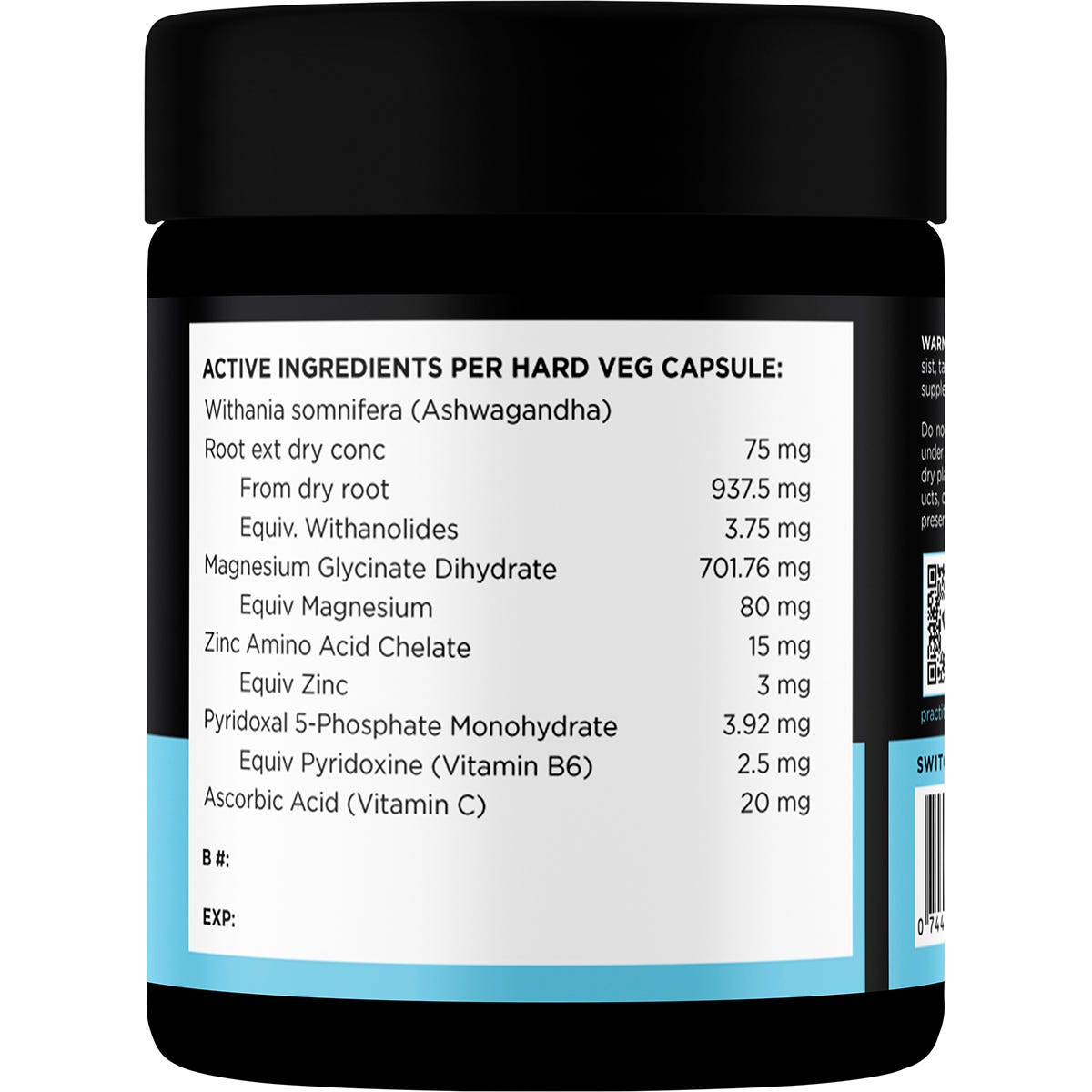 Switch Nutrition Adrenal Magnesium Support Formula Capsules 120 Caps - Dr Earth - Magnesium & Salts, Nutrition