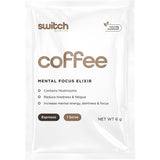 Switch Nutrition Coffee Mental Focus Elixir Espresso Sweetened 25pk - Dr Earth - Drinks