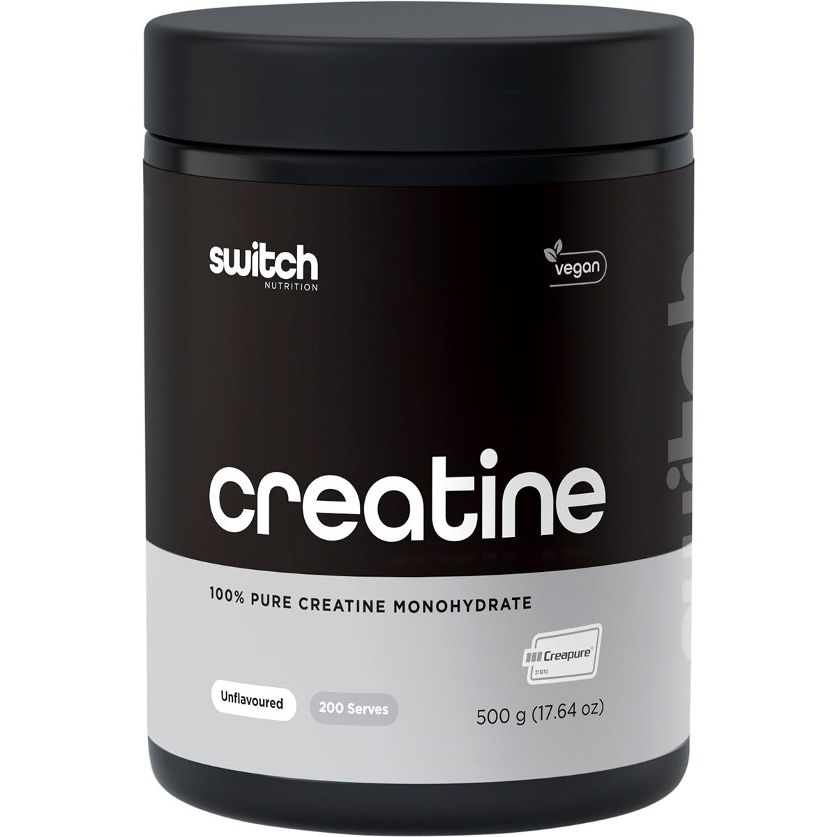 Switch Nutrition Creatine 100% Pure Monohydrate Unflavoured 500g - Dr Earth - Nutrition