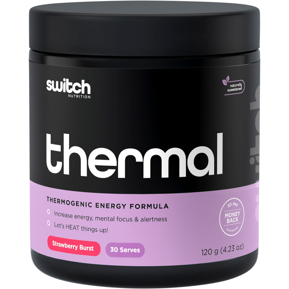 Switch Nutrition Thermal Thermogenic Energy Formula Strawberry Burst 120g - Dr Earth - Weight Management, Nutrition