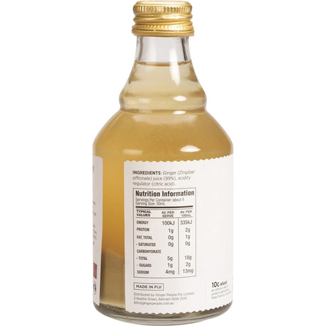 The Ginger People Ginger Juice 99% Juice 237ml - Dr Earth - Drinks