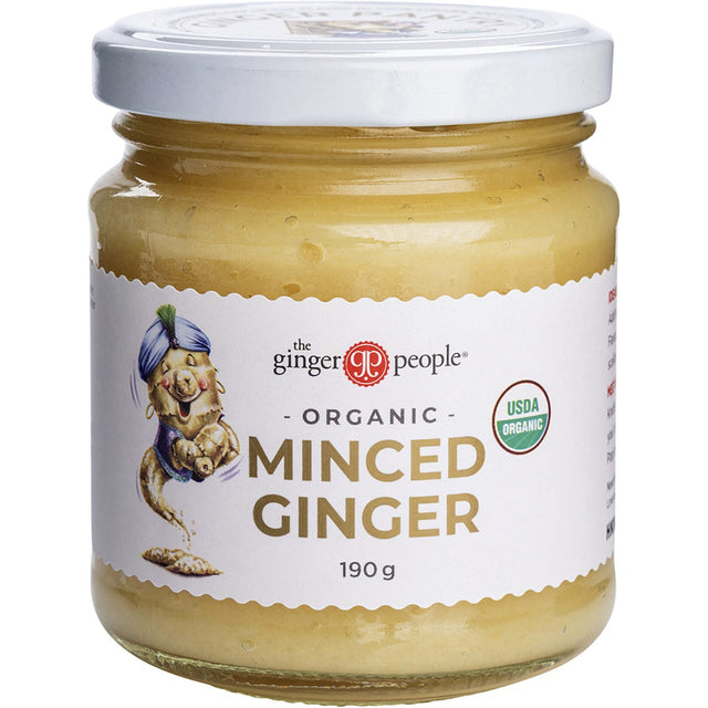 The Ginger People Minced Ginger Organic 190g - Dr Earth - Herbs Spices & Seasonings