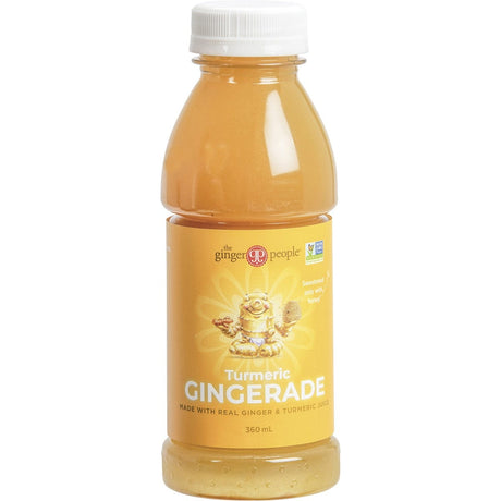 The Ginger People Turmeric Gingerade Real Ginger & Turmeric Juice 360ml - Dr Earth - Drinks