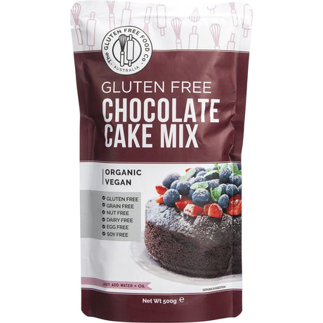 The Gluten Free Food Co. Chocolate Cake Mix 500g - Dr Earth - Baking