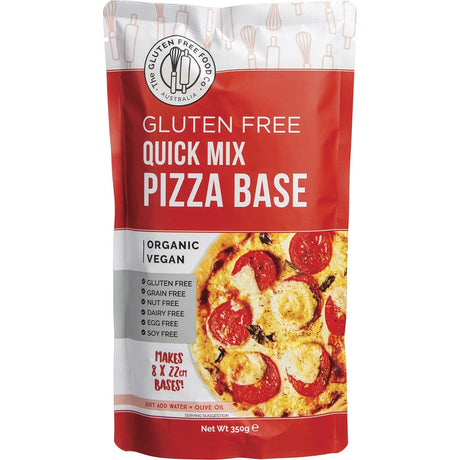 The Gluten Free Food Co. Quick Pizza Base Mix 350g - Dr Earth - Baking
