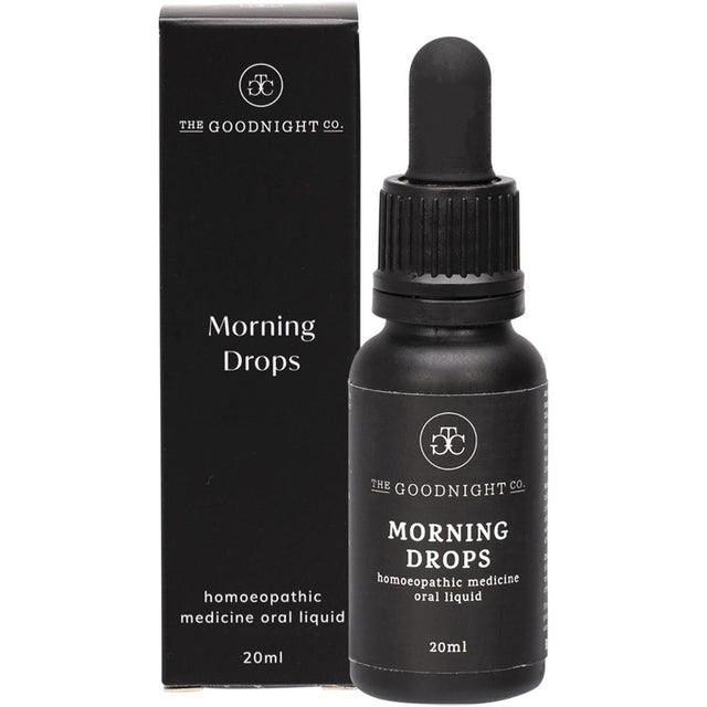 The Goodnight Co. Homoeopathic Medicine Oral Liquid Morning Drops 20ml - Dr Earth - Homeopathics