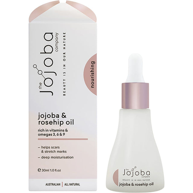 The Jojoba Company Jojoba Oil with Rosehip Oil 30ml - Dr Earth - Skincare