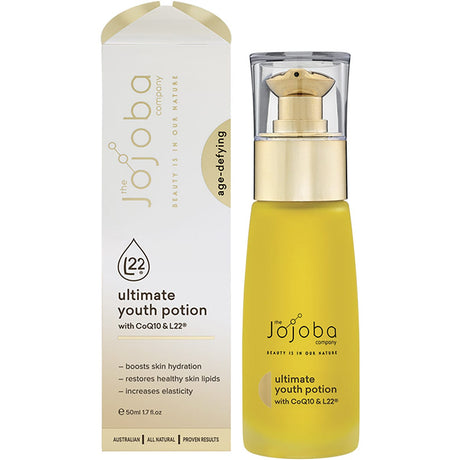 The Jojoba Company Jojoba Ultimate Youth Potion with CoQ10 & L22® 50ml - Dr Earth - Skincare