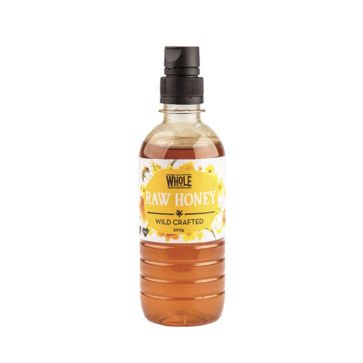 The Whole Foodies Honey Wild Crafted Squeeze 500g - Dr Earth - Sweeteners